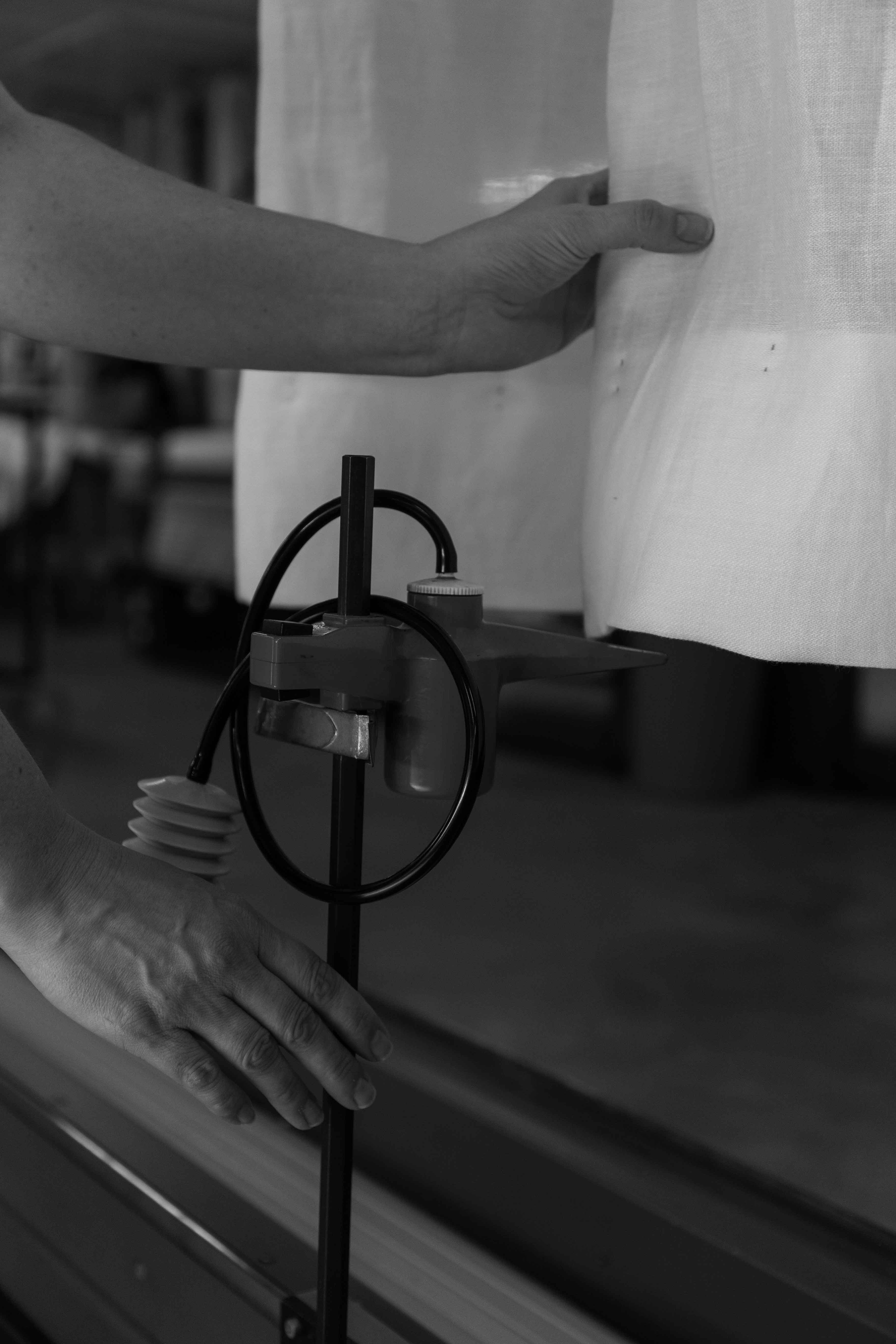 Ambachtelijke materialen in het atelier van Atelier JVlux